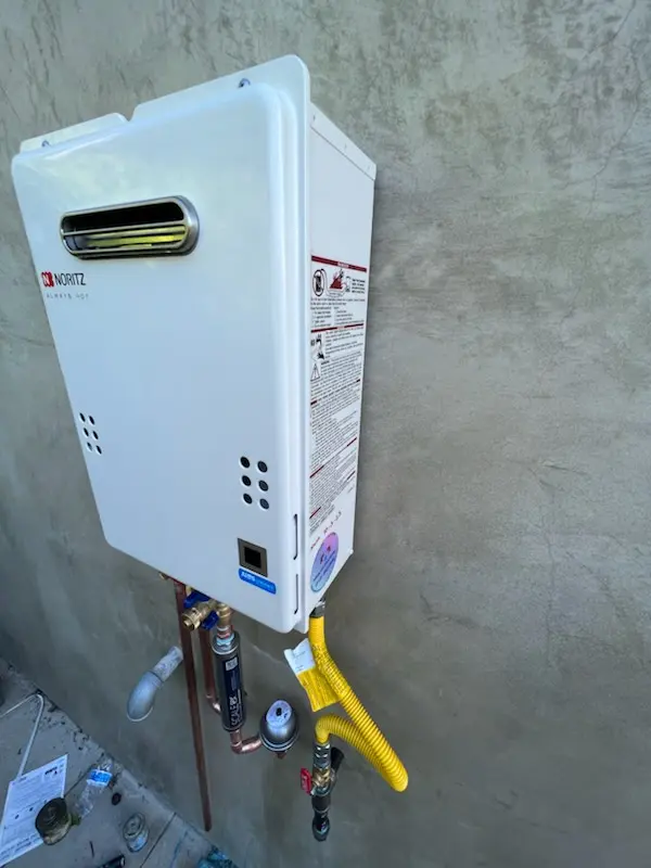 Tankless water heater installation for Cane Creek homes